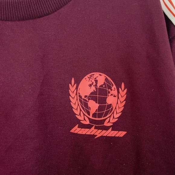 Artizia Tna Babalon  Burgundy Sweatshirt - Picture 4 of 10